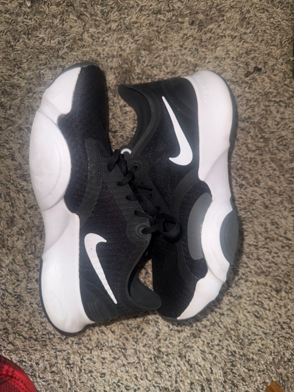 Nike Black and White Low-Top Trainers